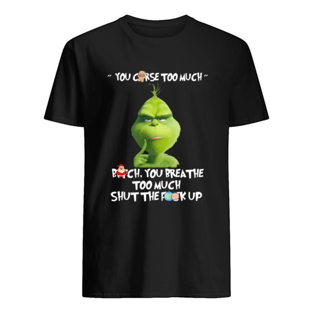 Grinch Funny Christmas Humor Graphic Unisex T-Shirt